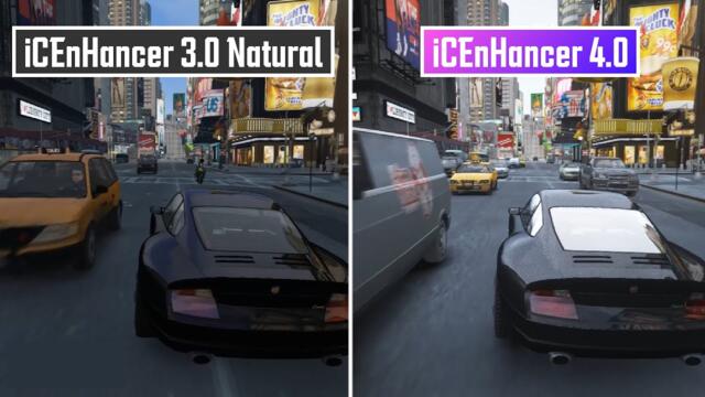 GTA 4 iCEnHancer 3.0 Natural vs iCEnHancer 4.0