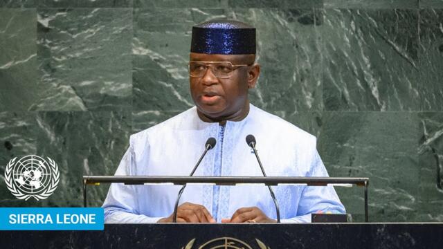 🇸🇱 Sierra Leone - President Addresses United Nations General Debate, 80th Session | #UNGA