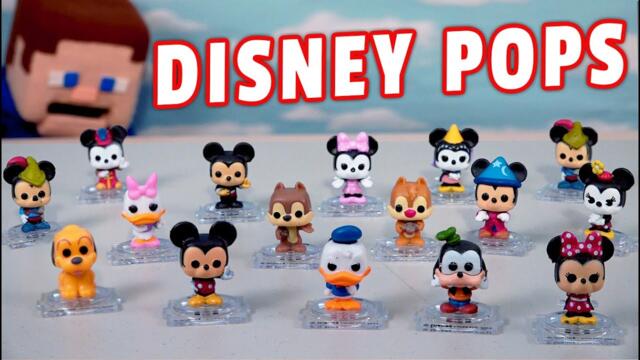 DIsney Mickey Mouse Funko Itty Bitty Pop Figures Set Unboxing
