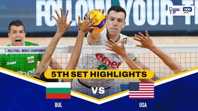 USA vs. BULGARIA | SET 5 HIGHLIGHTS | 2025 FIVB MEN'S VOLLEYBALL CHAMPIONSHIP | SEPT. 25