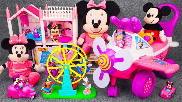 Mickey ASMR🐭 Satisfying with Unboxing Disney Minnie Mouse Super Airplane Playset | Review Toys ASMR
