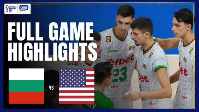 BULGARIA vs. USA | FULL GAME HIGHLIGHTS | 2025 FIVB MEN'S WORLD CHAMPIONSHIP | SEPT. 25