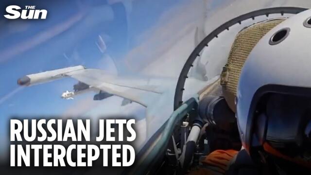 US fighter jets scramble to intercept Russian nuclear bombers off Alaska