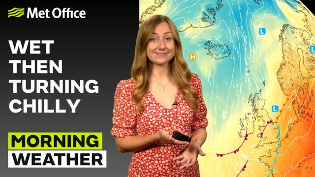 20/09/2025 -Yellow warning for rain - Morning Weather Forecast UK – Met Office Weather