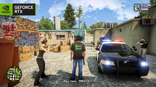 GTA San Andreas Remake RTX 5090 'Catalina' Missions 4K Gameplay! GTA SA Remastered Graphics Mod