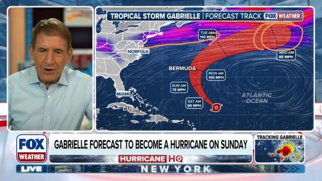FOX Weather Hurricane Specialist Bryan Norcross: Gabrielle Forecast To Become Hurricane Sunday