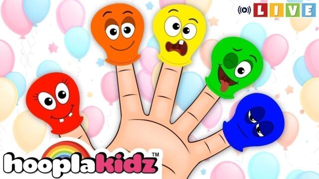 🔴 BEST Finger Family Songs for Your Little Ones | Nursery Rhymes For Kids | HooplaKidz LIVE 2025-09-26 08:15