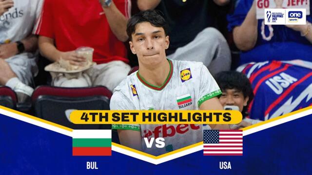 USA vs. BULGARIA | SET 4 HIGHLIGHTS | 2025 FIVB Men’s World Championship | Sept. 25