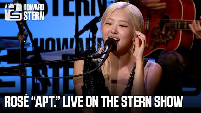 Rosé Performs “APT.” Live on the Howard Stern Show