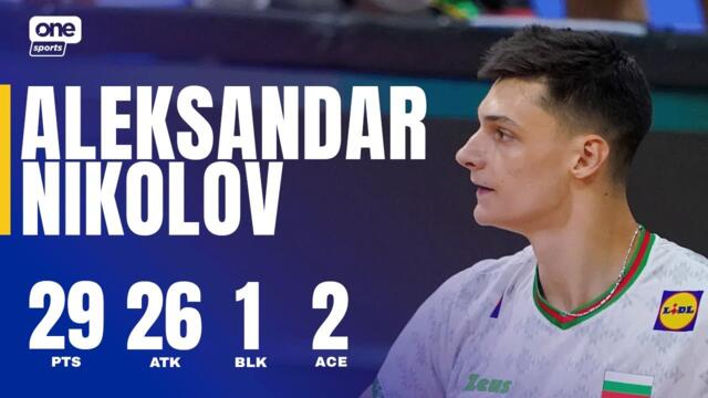 Aleksandar Nikolov DROPS 29 PTS for Bulgaria 💥 | 2025 FIVB MEN'S WORLD CHAMPIONSHIP | HIGHLIGHTS