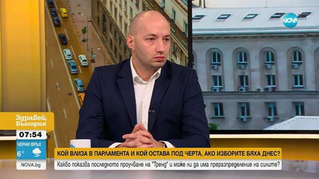 Димитър Ганев: Ако има предсрочни избори, Радев ще е в най-силна позиция - Здравей, България