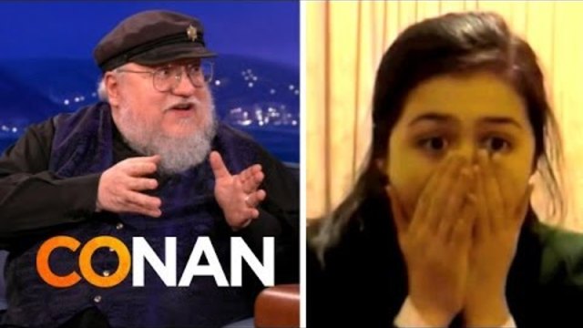 George R. R. Martin Watches &quot;Red Wedding&quot; Reaction Videos - CONAN on TBS