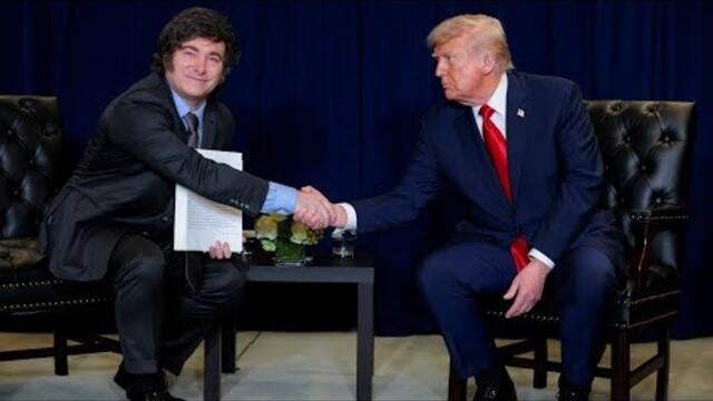 President Trump Gives 'Full Endorsement' to Argentina's President Javier Milei