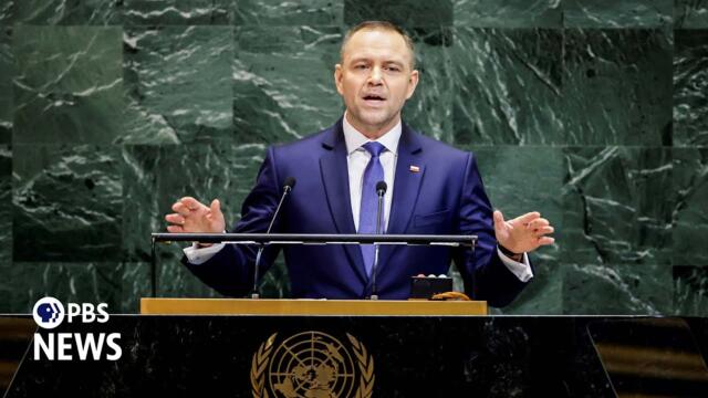 WATCH: Polish President Karol Nawrocki speaks at 2025 United Nations General Assembly