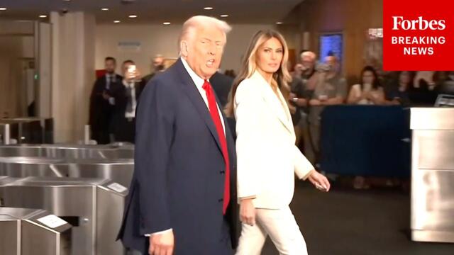 BREAKING NEWS: President Trump And First Lady Melania Trump Arrive At The United Nations For UNGA