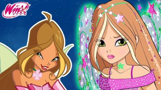 Winx Club - ALL Flora's amazing transformations (Seasons 1 to 8)