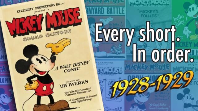 Every Mickey Mouse Cartoon in Order (1928–1929) | Chronological Compilation