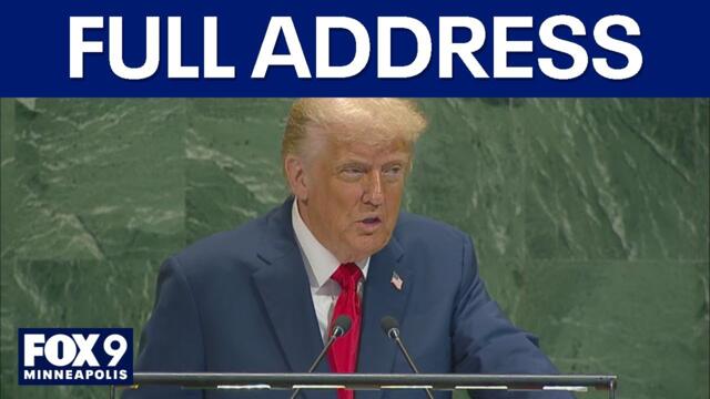 President Donald Trump's full address to the United Nations