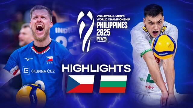 Czechia 🇨🇿 vs. Bulgaria 🇧🇬 | Semi Finals - Highlights | Men's World Championships 2025