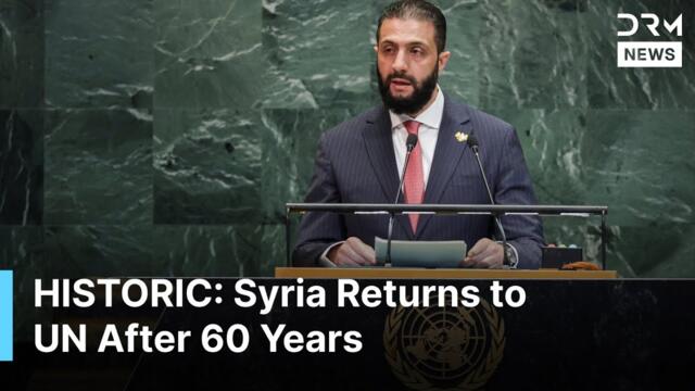 FULL: Syria’s President Ahmed al-Shara Makes Historic First UNGA Address After Assad Ouster | AC1G