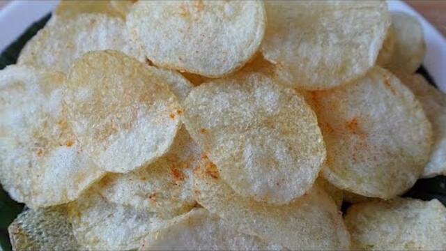 100% perfect crispy potato chips recipe at home in just 12 minutes