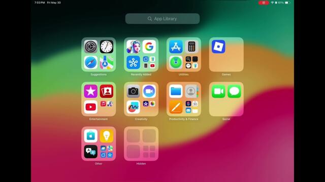 First record on my new iPad