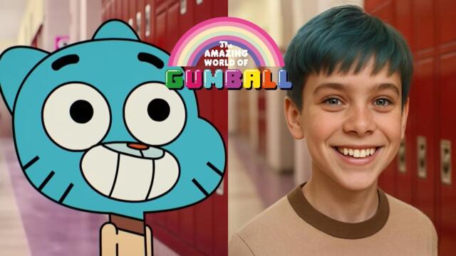 Gumball in Real Life (Characters transformation with AI)
