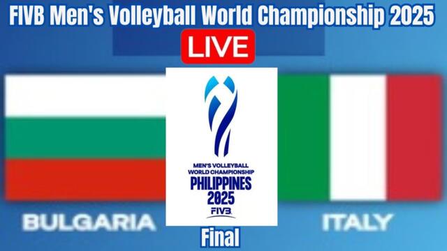 Live: Bulgaria Vs Italy | FIVB Men's Volleyball World Championship 2025 | Scoreboard | Play by Play 2025-09-28 12:22