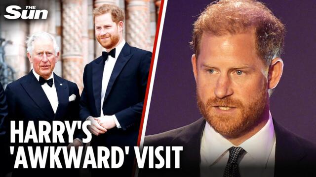 Harry felt more like a 'formal visitor' than family in 'awkward' meeting with the King