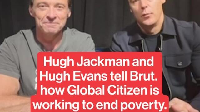 Hugh Jackman and Hugh Evans discuss Global Citizen's plan to end poverty.