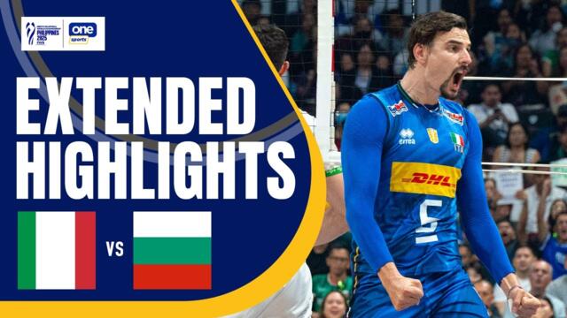 BULGARIA vs. ITALY | EXTENDED HIGHLIGHTS | 2025 FIVB MEN'S VOLLEYBALL CHAMPIONSHIP FINALS | SEPT 28