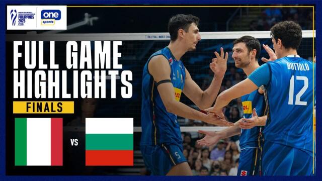 BULGARIA vs. ITALY | FULL GAME HIGHLIGHTS | 2025 FIVB MEN'S VOLLEYBALL CHAMPIONSHIP FINALS | SEPT 28