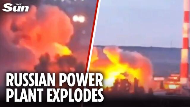 Ukraine BLASTS Putin’s key power plant in Belgorod with US-made HIMARS rockets