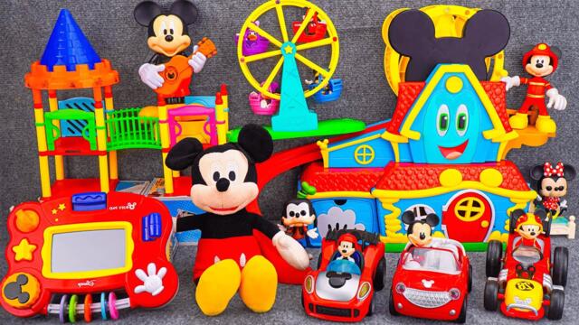 Satisfying with Unboxing Disney Mickey Mouse Jumbo Fun House Playset | Review Toys ASMR