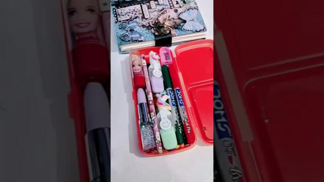 Fill Mickey mouse Pencil Case (26-9-2025)||Cool Stationery #pencilcase#pencilbox #stationery#shorts