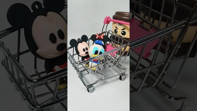 Mickey Mouse and Mini Mouse Push Cart!#trend #trending #viral #shorts #shortvideo