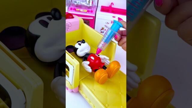 ASMR Toy Unboxing | Mickey Mouse & Pinkfong Ambulance, Doctor Set Toys | Relaxing Sounds