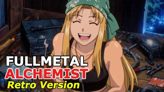 Fullmetal Alchemist 90s Retro Anime