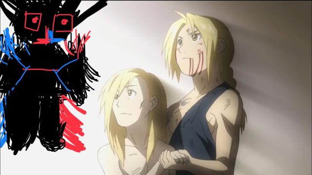 Teenager dubbing Edward Elric saves Alphonse Elric in the greatest anime FullMetal Alchemist