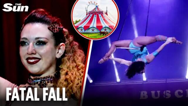 Trapeze artist dies in 16ft FATAL plunge in front of horrified families at German circus