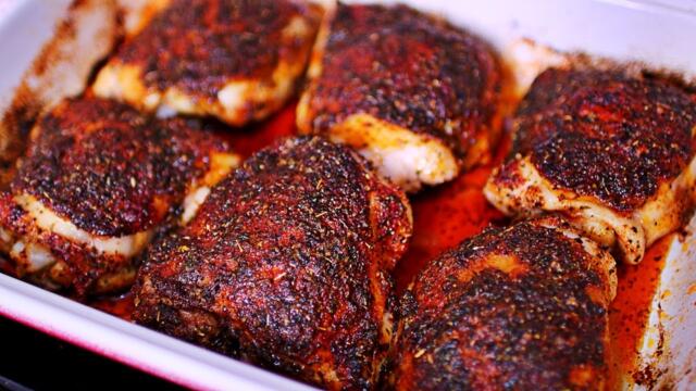 Easiest Most Delicious Baked Chicken Thighs Recipe