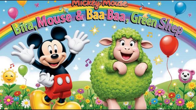Mickey Mouse & Baa Baa Green Sheep 🌟| Song | Kids rhymes and poems | Chu Chu UTV | For Kids