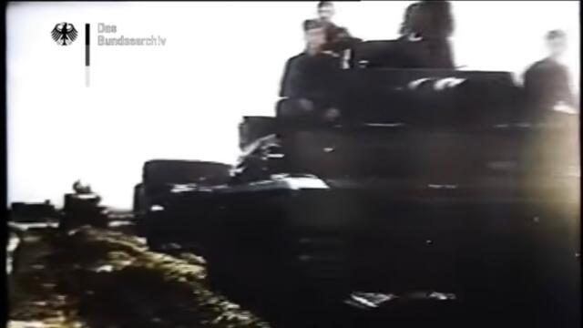 Rare German Army Panzer Combat Footage WW2 | Color