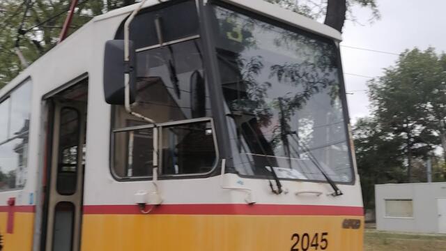 Трамваите в софия на ул. Пиротска 28.09