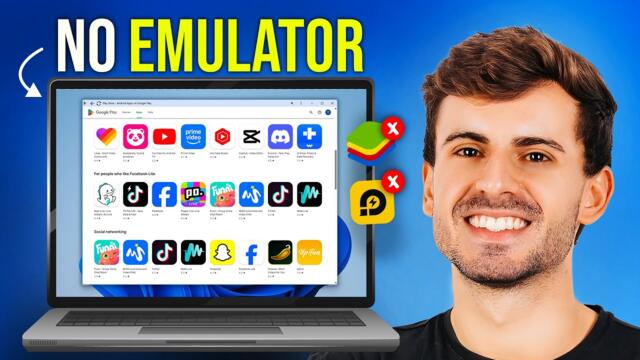 How to RUN Android Apps on PC Without Any Emulator!