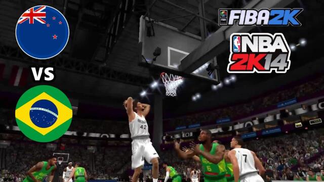 NEW ZEALAND VS BRAZIL | Full Game Highlights FIBA TOURNAMENT EXHIBITION FIBA2K25