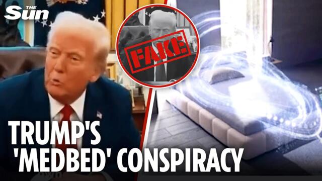 The truth behind Trump’s bizarre alien ‘medbeds’ AI video