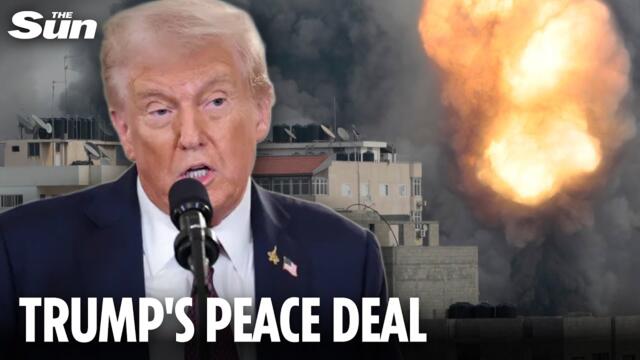 Donald Trump unveils Gaza peace plan and warns Hamas to accept deal to end war with Israel