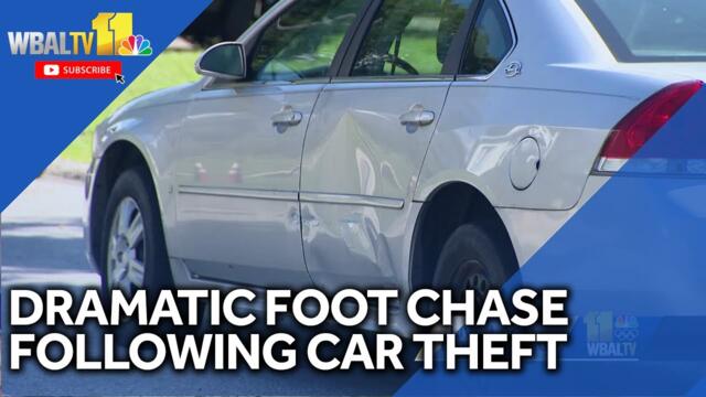 Car theft sparks dramatic foot chase, teens arrested