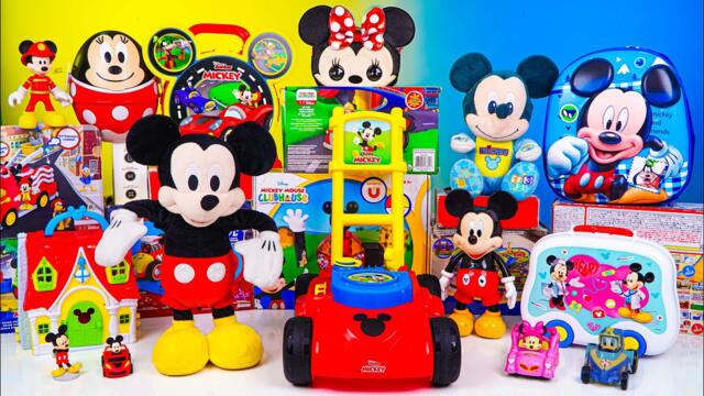 Satisfying with Unboxing Disney Mickey Mouse Lawn Mower Playset | Review Toys ASMR